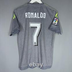 Real Madrid 2015 2016 Away Footbal Shirt Soccer Jersey Adidas Aa2219 #7 Ronaldo