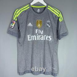 Real Madrid 2015 2016 Away Footbal Shirt Soccer Jersey Adidas Aa2219 #7 Ronaldo