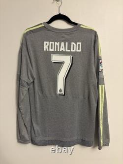 Real Madrid 2015/2016 Cristiano Ronaldo #7 Away Jersey Size Medium NWT