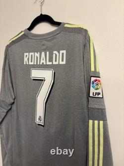 Real Madrid 2015/2016 Cristiano Ronaldo #7 Away Jersey Size Medium NWT