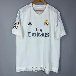 Real Madrid 2015 2016 Home Footbal Shirt Soccer Jersey Adidas #7 Ronaldo