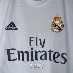 Real Madrid 2015 2016 Home Footbal Shirt Soccer Jersey Adidas #7 Ronaldo