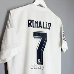 Real Madrid 2015 2016 Home Footbal Shirt Soccer Jersey Adidas #7 Ronaldo