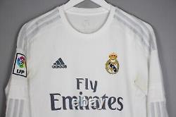 Real Madrid 2015 2016 Home Football Shirt Jersey Adidas #7 Ronaldo Long Sleeve