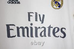 Real Madrid 2015 2016 Home Football Shirt Jersey Adidas #7 Ronaldo Long Sleeve