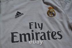 Real Madrid 2015/2016 Home Football Shirt Soccer Jersey Adidas Mens S
