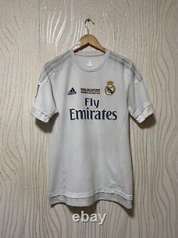 Real Madrid 2015 2016 Home Football Shirt Soccer Jersey Adidas Sergio Ramos #4 M