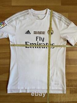 Real Madrid 2015 2016 Home Football Shirt Soccer Jersey Adidas Sergio Ramos #4 M