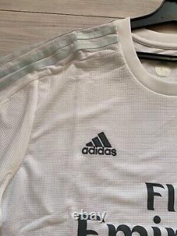 Real Madrid 2015 2016 Home Long Sleeve Football Soccer Shirt Jersey Adidas sz XL