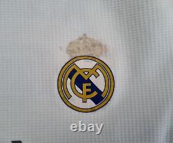 Real Madrid 2015-2016 Home football Adidas long sleeve jersey #7 Ronaldo size M