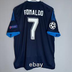 Real Madrid 2015 2016 Third Footbal Shirt Soccer Jersey Adidas Ao0050 #7 Ronaldo