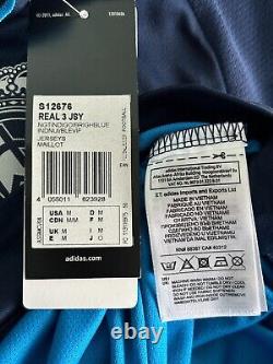 Real Madrid 2015 Adidas Originals Football Shirt Soccer Jersey Blue Men's Size M