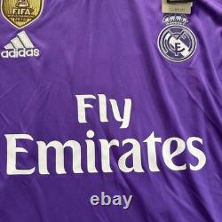 Real Madrid 2016/17 Away Jersey Cristiano Ronaldo #7 Purple Size L