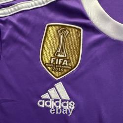 Real Madrid 2016/17 Away Jersey Cristiano Ronaldo #7 Purple Size L