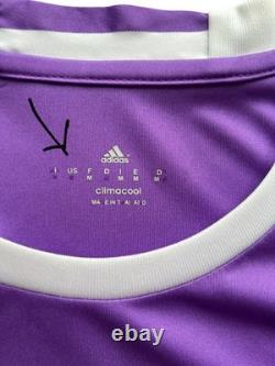 Real Madrid 2016/17 Away Purple Ronaldo 7 UCL Final Jersey Adidas A15159 Size M
