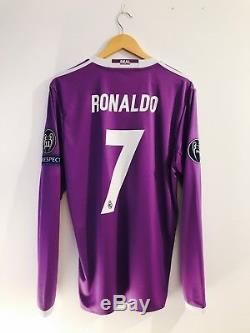Real Madrid 2016-17 Final Cardiff 2017 UCL Ronaldo Away shirt camiseta jersey
