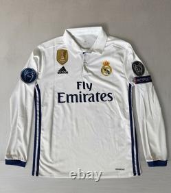 Real Madrid 2016-17 Ronaldo #7 Home Champions League Soccer Jersey