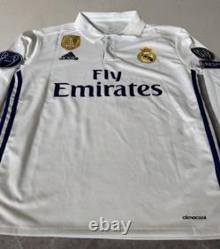 Real Madrid 2016-17 Ronaldo #7 Home Champions League Soccer Jersey