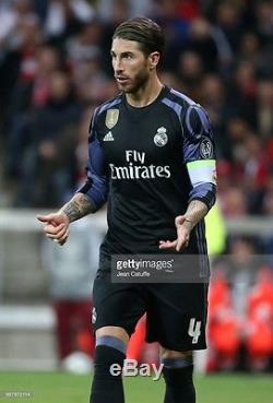 Real Madrid 2016-17 Sergio Ramos Adizero Champions League player issue jersey