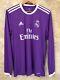 Real Madrid 2016-2017 Climacool away long sleeves jersey size M