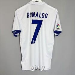 Real Madrid 2016 2017 Home Football Shirt Soccer Jersey Adidas #7 Ronaldo