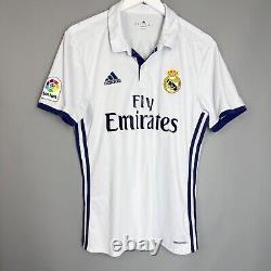 Real Madrid 2016 2017 Home Football Shirt Soccer Jersey Adidas #7 Ronaldo