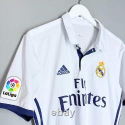 Real Madrid 2016 2017 Home Football Shirt Soccer Jersey Adidas #7 Ronaldo