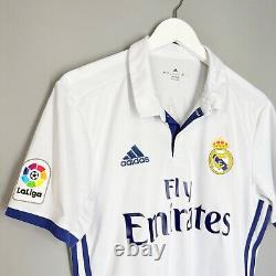 Real Madrid 2016 2017 Home Football Shirt Soccer Jersey Adidas #7 Ronaldo