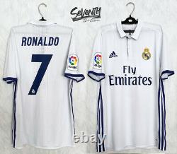 Real Madrid 2016 2017 Jersey Ronaldo La Liga Player Issue Shirt (8)