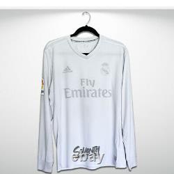 Real Madrid 2016 2017 Official Parley Long Sleeve Shirt Ronaldo LS Jersey (M)