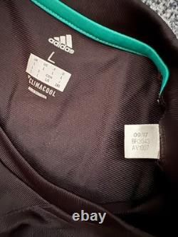 Real Madrid 2017-18 Away Soccer Football Jersey Men's L #9 Karim Benzema