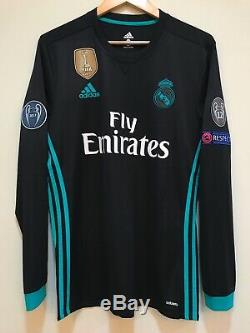 Real Madrid 2017-18 Ronaldo Champions League adizero player issue jersey Size 8