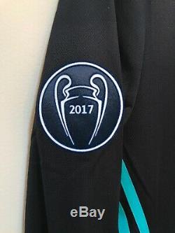 Real Madrid 2017-18 Ronaldo Champions League adizero player issue jersey Size 8