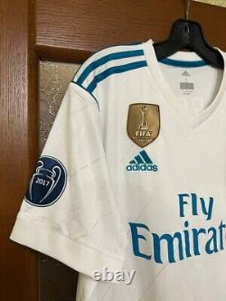 Real Madrid 2017 2018 Home Adidas Football Shirt Soccer Jersey Size L Marcelo 21