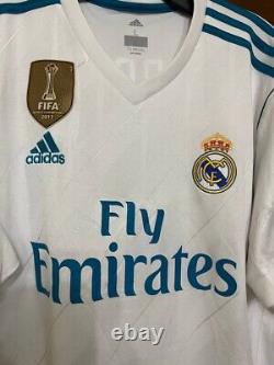 Real Madrid 2017 2018 Home Adidas Football Shirt Soccer Jersey Size L Marcelo 21