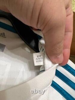 Real Madrid 2017 2018 Home Adidas Football Shirt Soccer Jersey Size L Marcelo 21