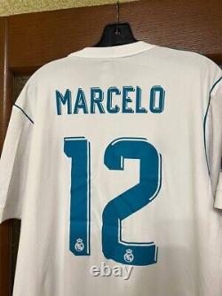 Real Madrid 2017 2018 Home Adidas Football Shirt Soccer Jersey Size L Marcelo 21