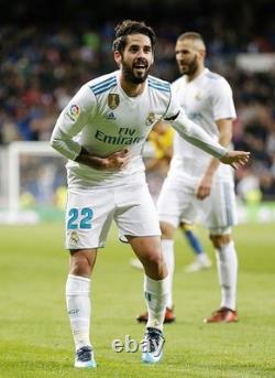Real Madrid 2017/2018 Home Football Shirt Jersey Camiseta Adidas Az8059 Isco #22