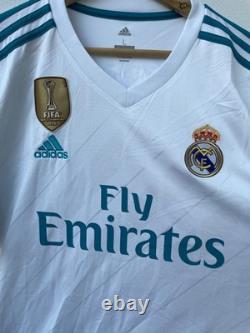 Real Madrid 2017/2018 Home Football Shirt Jersey Camiseta Adidas Az8059 Isco #22