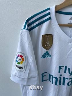 Real Madrid 2017/2018 Home Football Shirt Jersey Camiseta Adidas Az8059 Isco #22