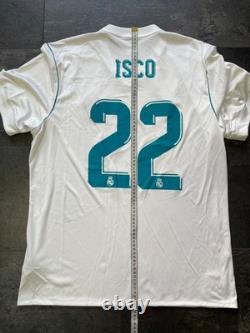 Real Madrid 2017/2018 Home Football Shirt Jersey Camiseta Adidas Az8059 Isco #22