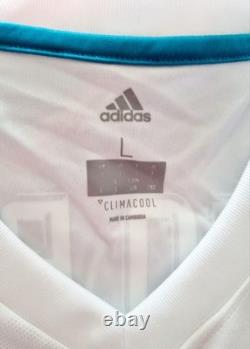 Real Madrid 2017 2018 Home football Adidas shirt #4 Sergio Ramos size Large
