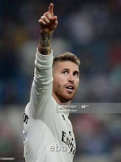 Real Madrid 2018 2019 La Liga Player Issue Sergio Ramos Long Sleeve Shirt Jersey