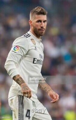 Real Madrid 2018 2019 La Liga Player Issue Sergio Ramos Long Sleeve Shirt Jersey