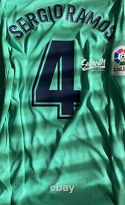 Real Madrid 2019-2020 3rd Player Issue Shirt Authentic Long Sleeve Jersey Ls (m)