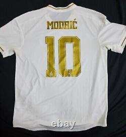 Real Madrid 2019/2020 Luka Modric Jersey #10 Adidas Home Kit Large L Shirt