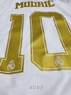 Real Madrid 2019/2020 Luka Modric Jersey #10 Adidas Home Kit Large L Shirt