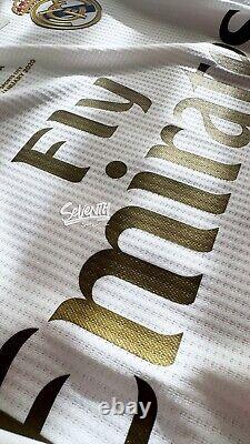 Real Madrid 2019/20 Home Player Issue Sergio Ramos Jersey Long Sleeve Shirt M