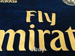 Real Madrid 2019-20 Sergio Ramos UCL player issue Climachill away jersey size M