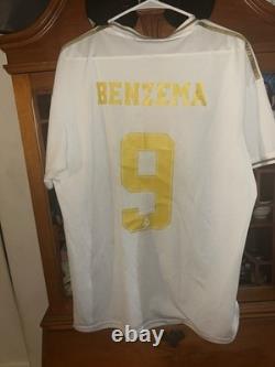 Real Madrid 2019 XL Jersey Adult Unisex Benzema Real Madrid 2019 XL Jersey Adult Unisex Benzema